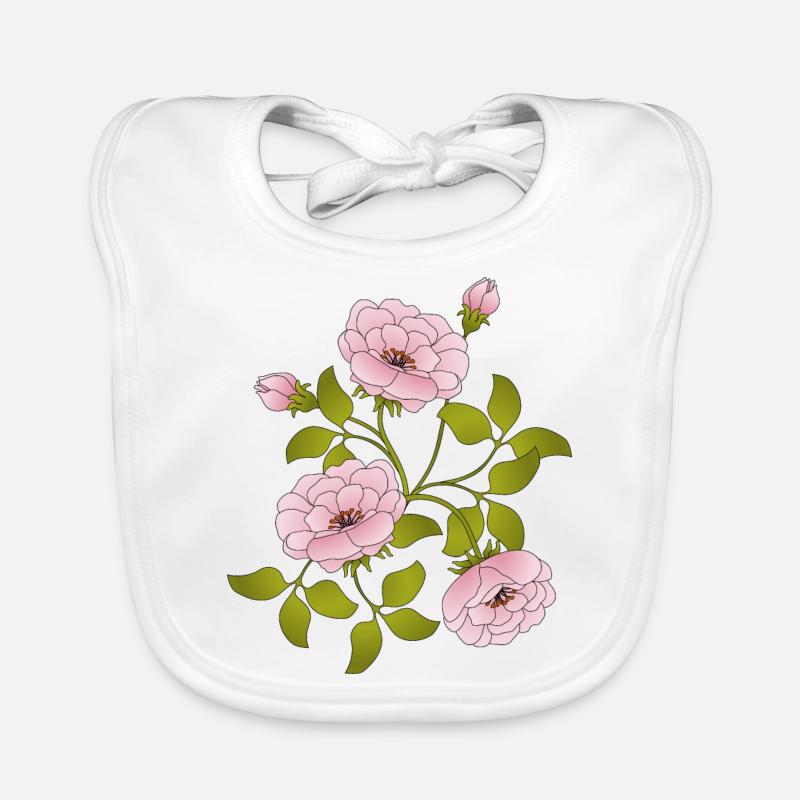 Fleur Bavoir bio Bébé