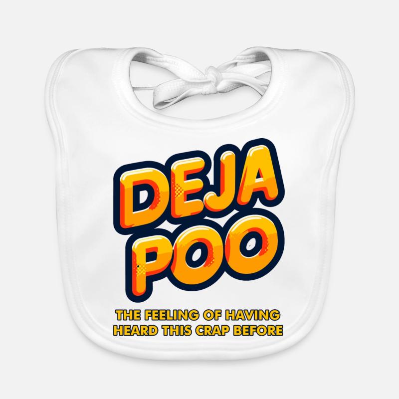 Déjà caca Bavoir bio Bébé