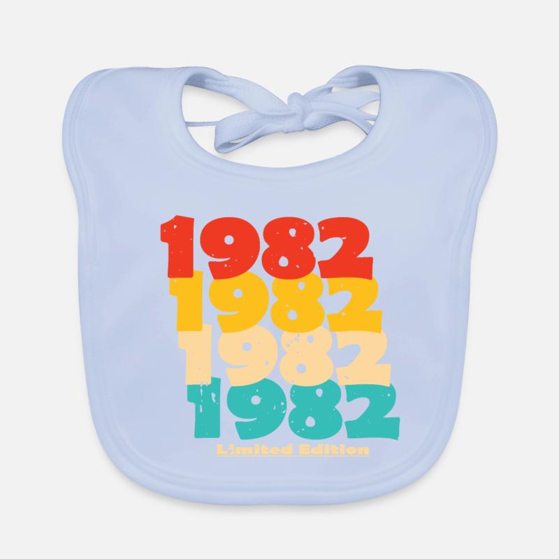 1982 : Edition Limitée - 42e anniversaire Bavoir bio Bébé