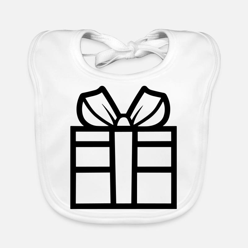 Boite icon de cadeau Bavoir bio Bébé