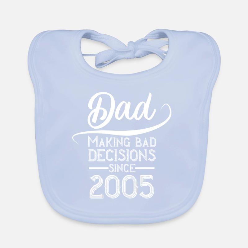 Drôle de papa 2005 Papas de style parfait Bavoir bio Bébé