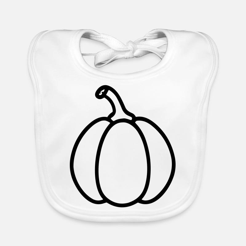 citrouille Bavoir bio Bébé