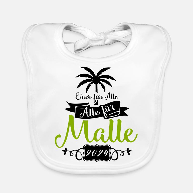 Malle One for All Organic Baby Bibs