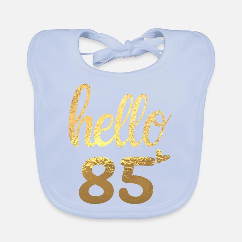 Hello 85 doré Bavoir bio Bébé