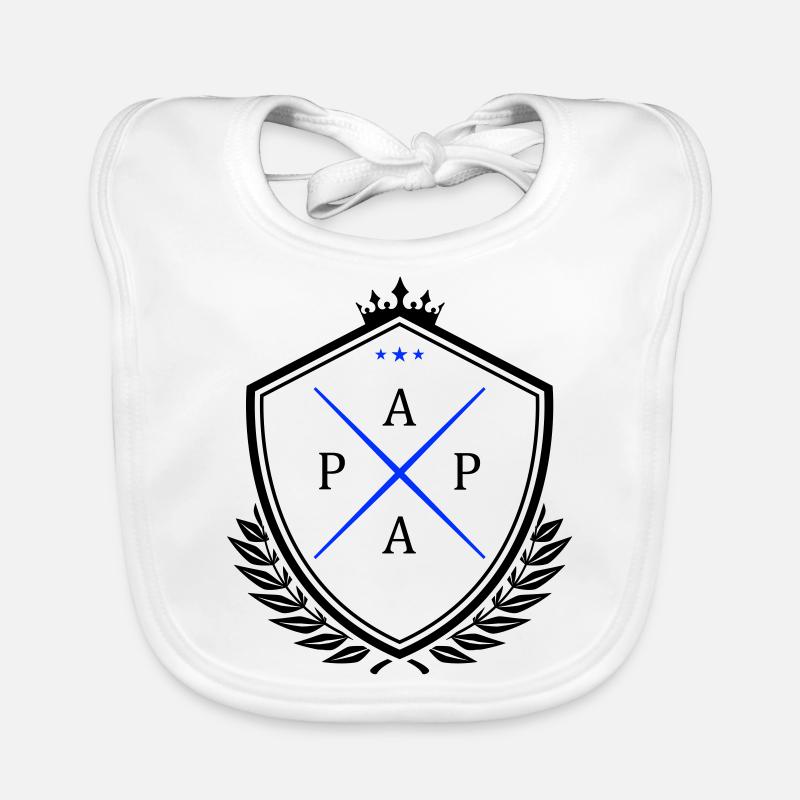 papà cresta papà Bavaglino ecologico per neonato