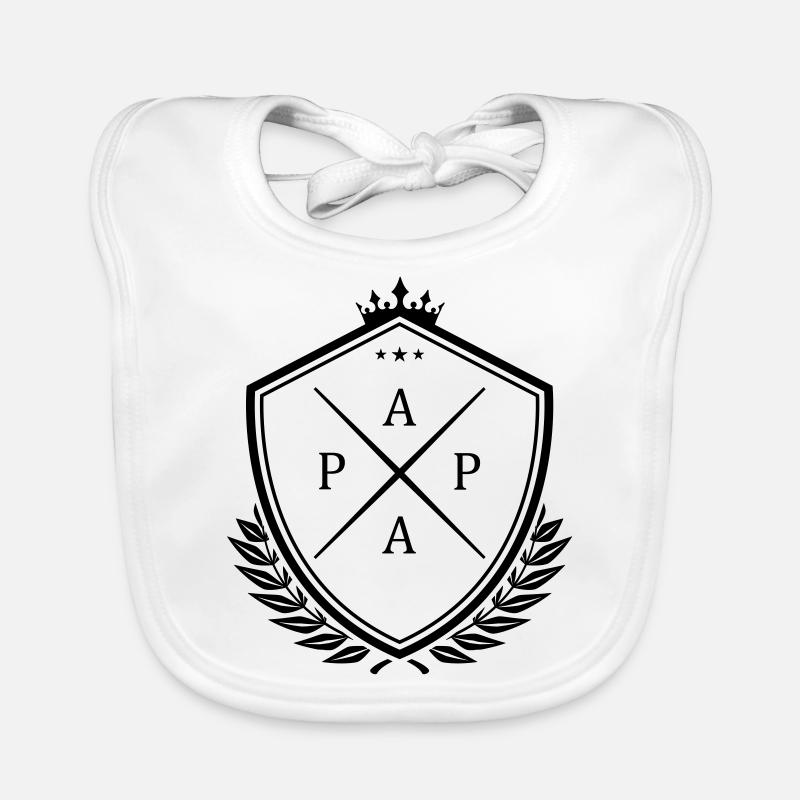 papà cresta papà Bavaglino ecologico per neonato