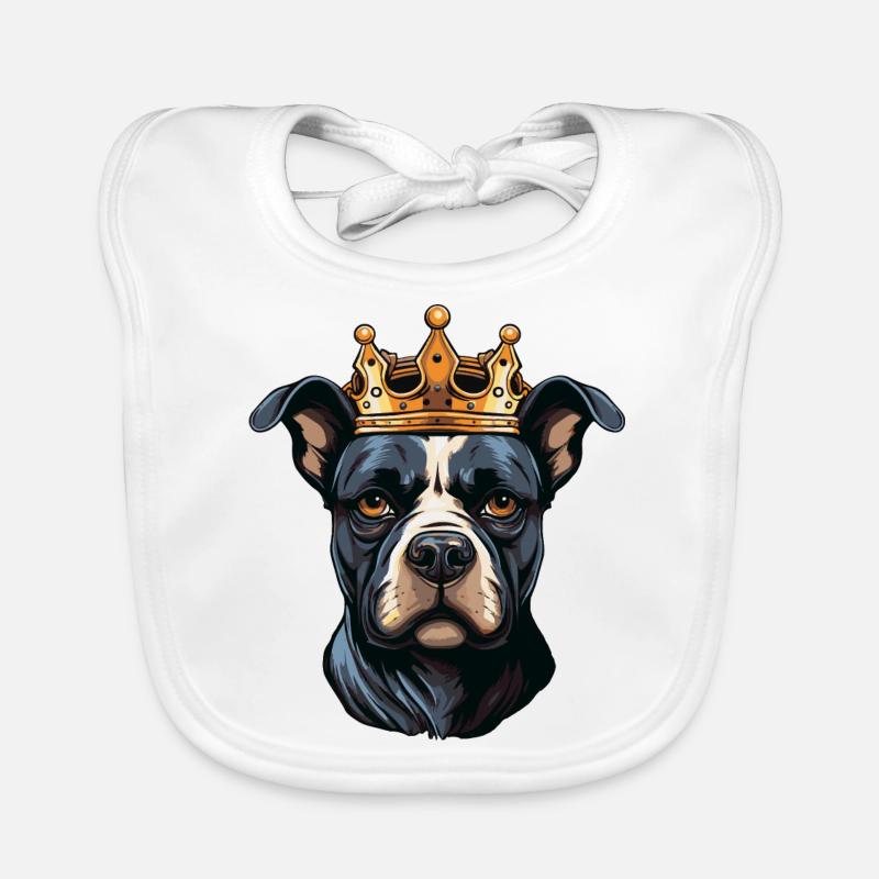 Couronne de chien Bavoir bio Bébé