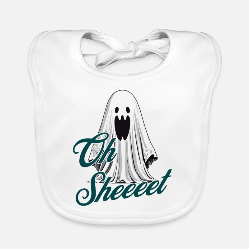 Oh Sheet Ghost Drôle Halloween Fun Bavoir bio Bébé