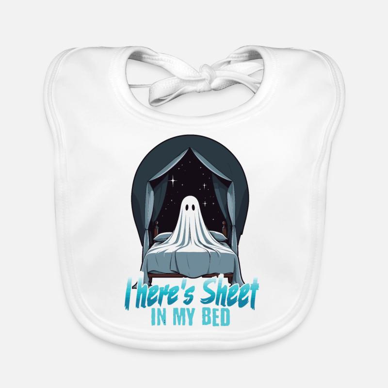 Drap d’Halloween au lit drôle de dicton Bavoir bio Bébé