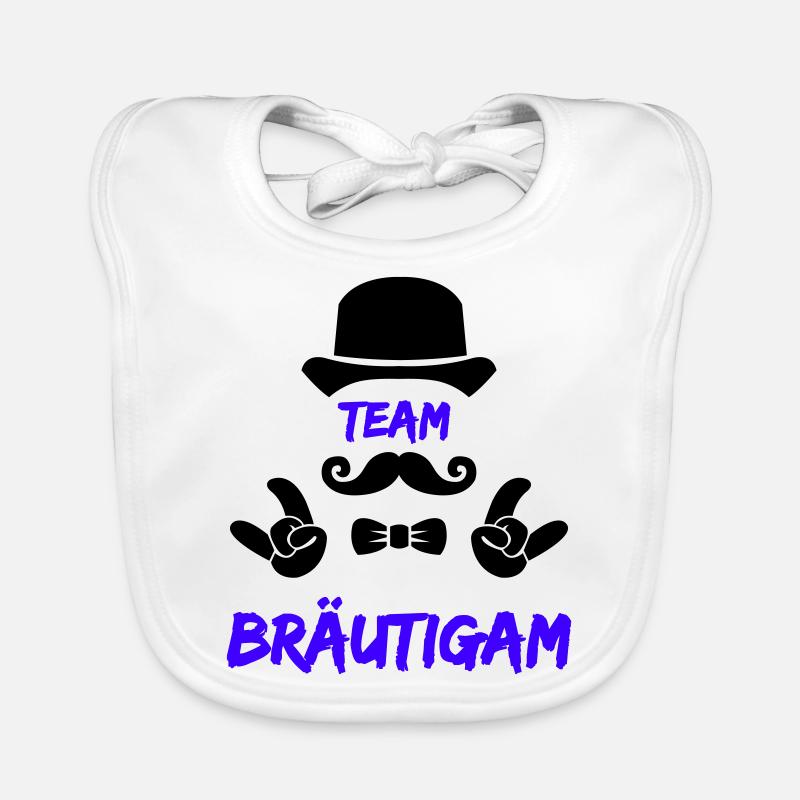 Team Bräutigam Baby Bio-Lätzchen
