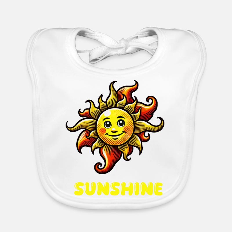 sonne sonnenschein Baby Bio-Lätzchen