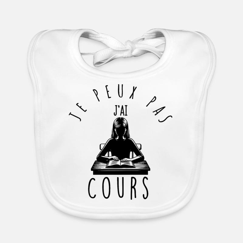 I can't, I have classes. Organic Baby Bibs