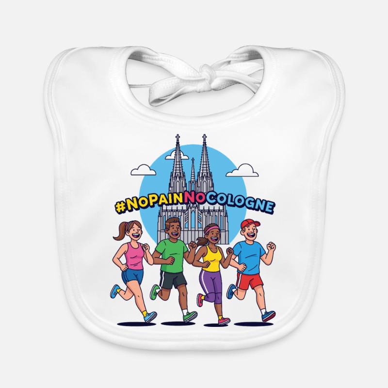 Pas de douleur, pas d’eau de Cologne Bavoir bio Bébé