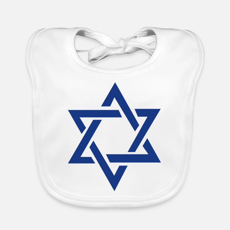 Davidstern Bavoir bio Bébé