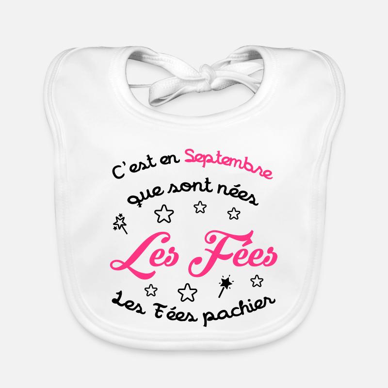 fille / fée / princesse / bébé Bavoir bio Bébé