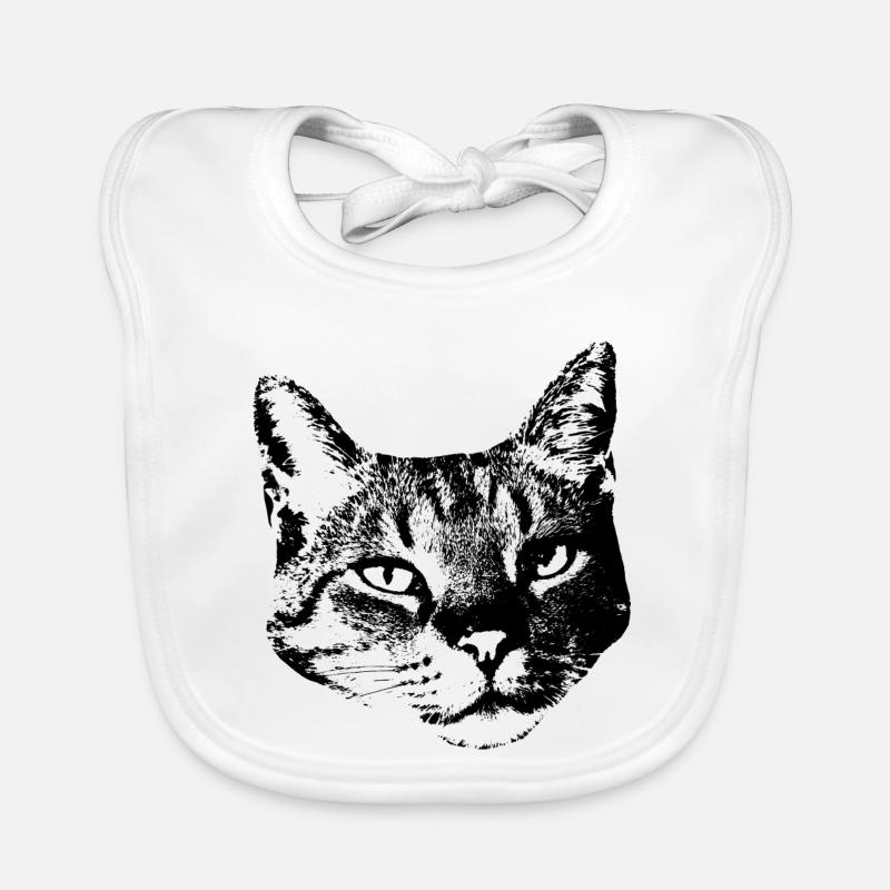 Chat Chat Chat Chat Chemise Cadeau Bavoir bio Bébé