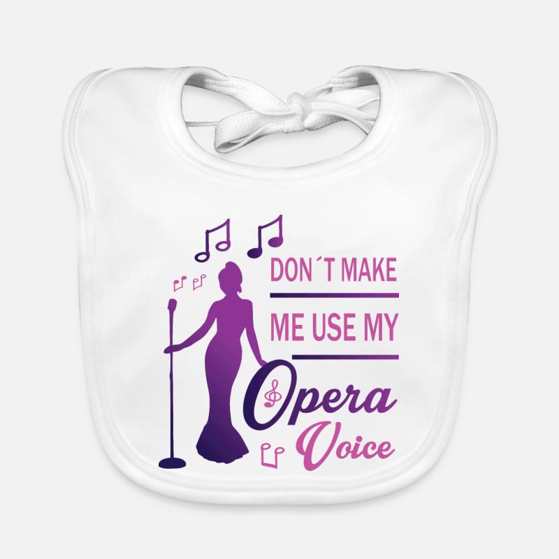 Laute Stimme Baby Bio-Lätzchen