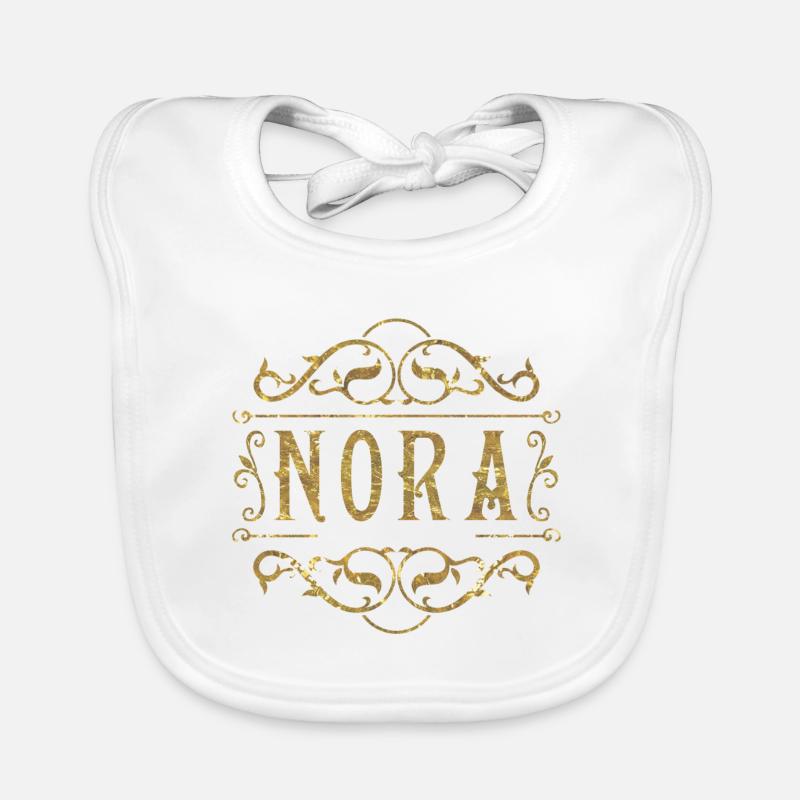 Nora gold Organic Baby Bibs