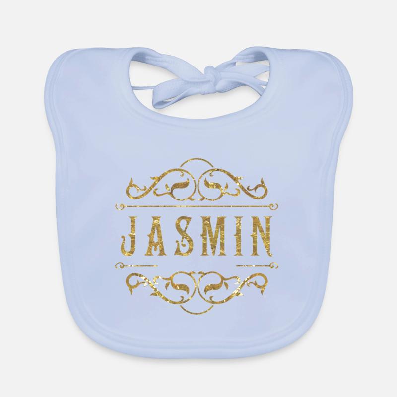 Jasmin gold Baby Bio-Lätzchen