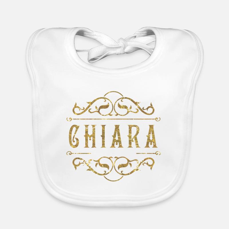 Chiara gold Organic Baby Bibs