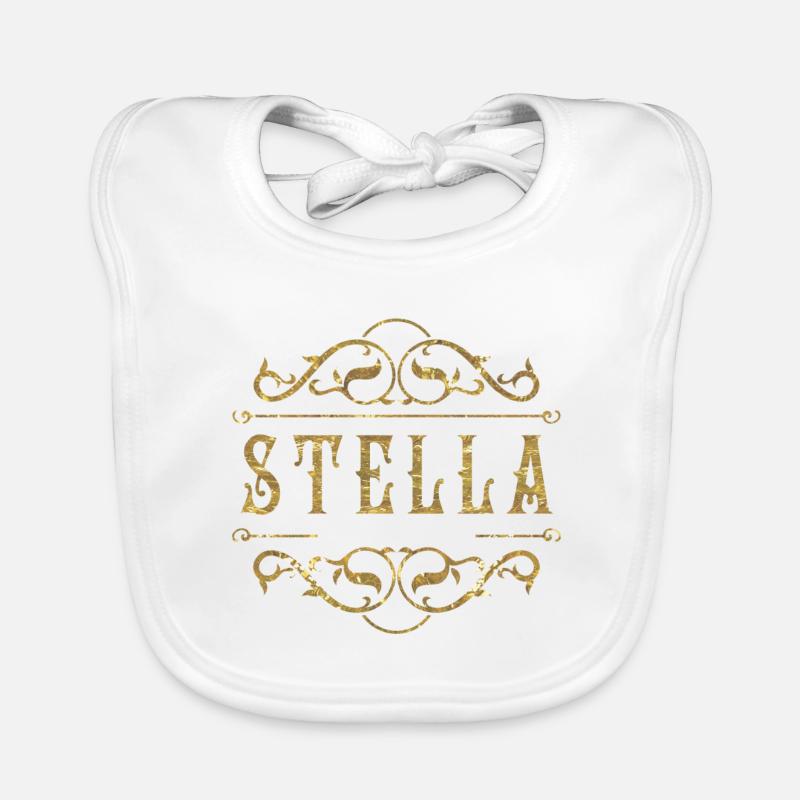 Stella gold Baby Bio-Lätzchen