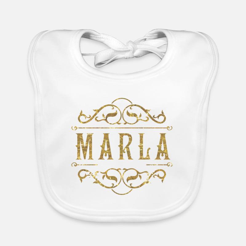 Marla gold Baby Bio-Lätzchen