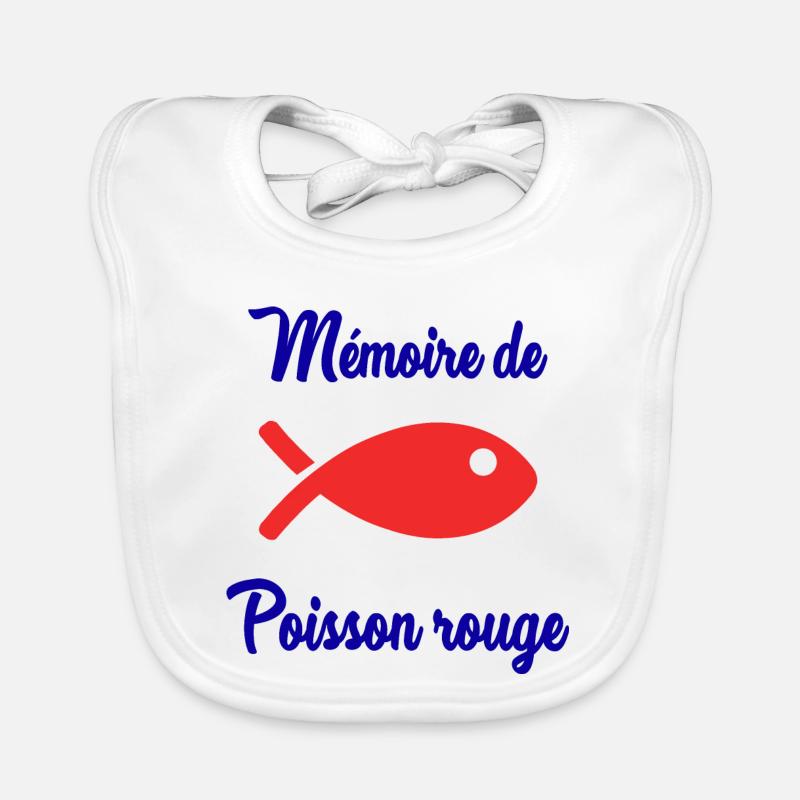 GOLDFISH MEMORY Organic Baby Bibs