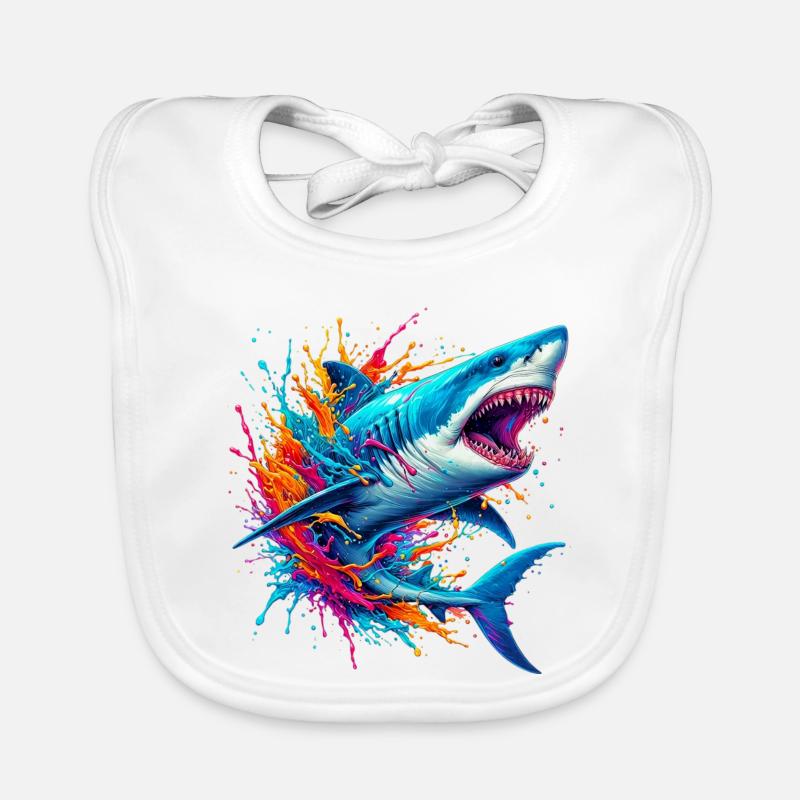 Requin Bavoir bio Bébé