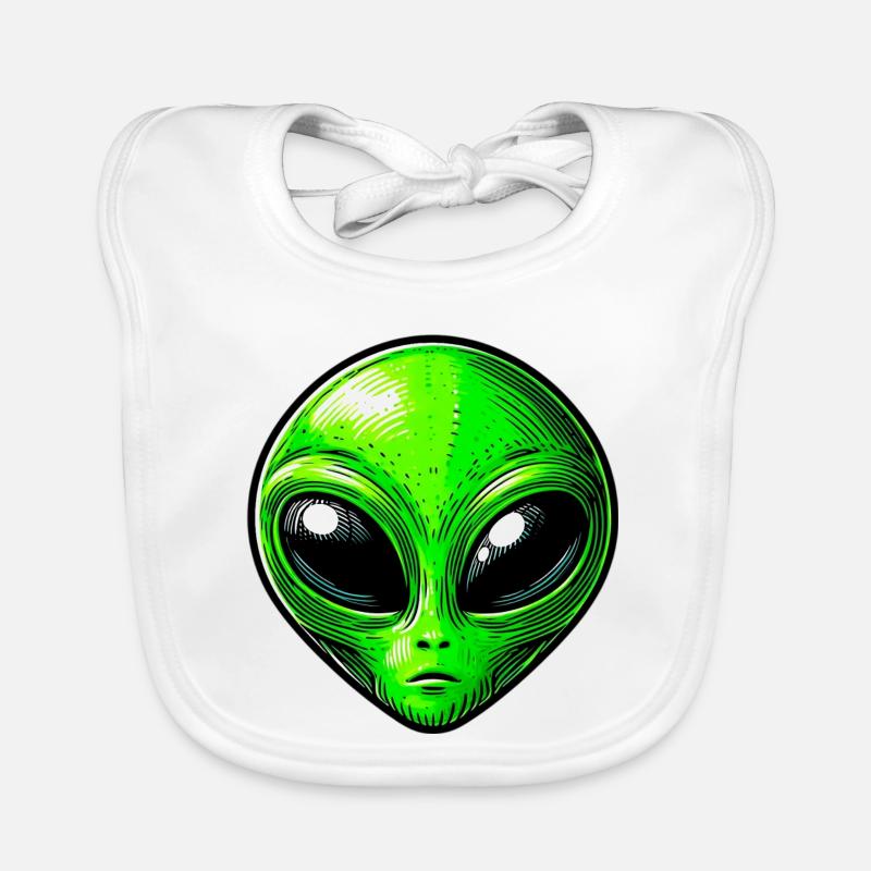 Alien extraterrestre martien Bavoir bio Bébé
