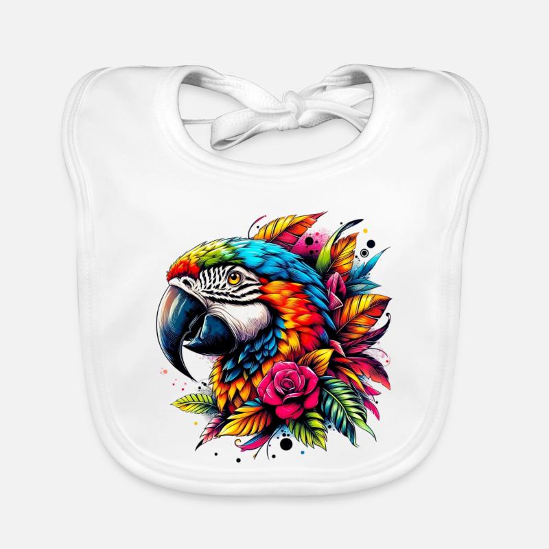 Parrot Organic Baby Bibs