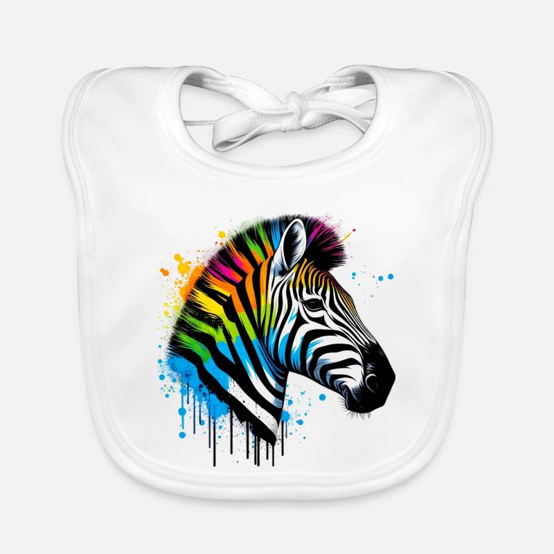 Zebra Baby Bio-Lätzchen
