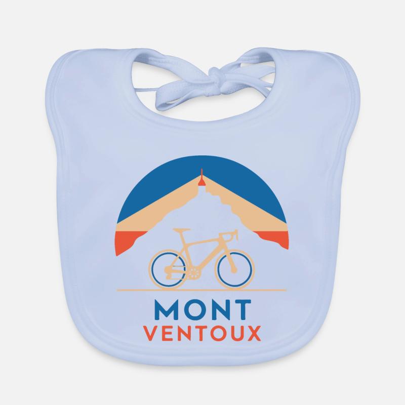 Le Mont Ventoux à vélo Bavoir bio Bébé