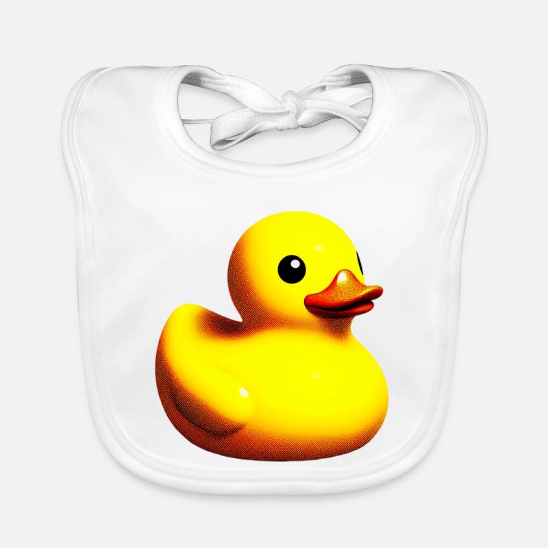 Duckling Duck Duck Duck Organic Baby Bibs