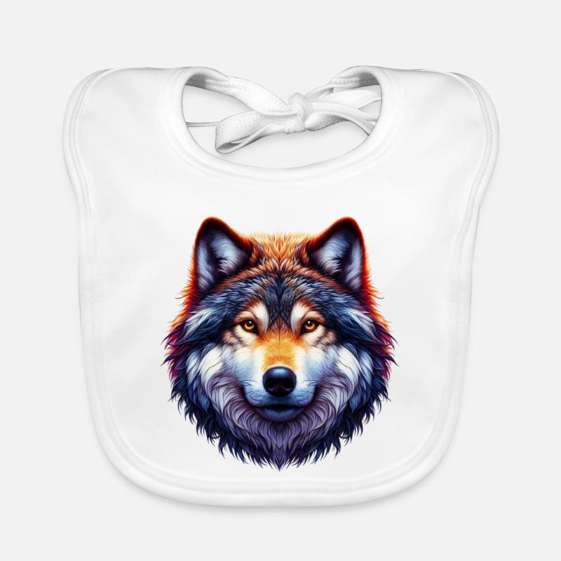 Wolf Organic Baby Bibs