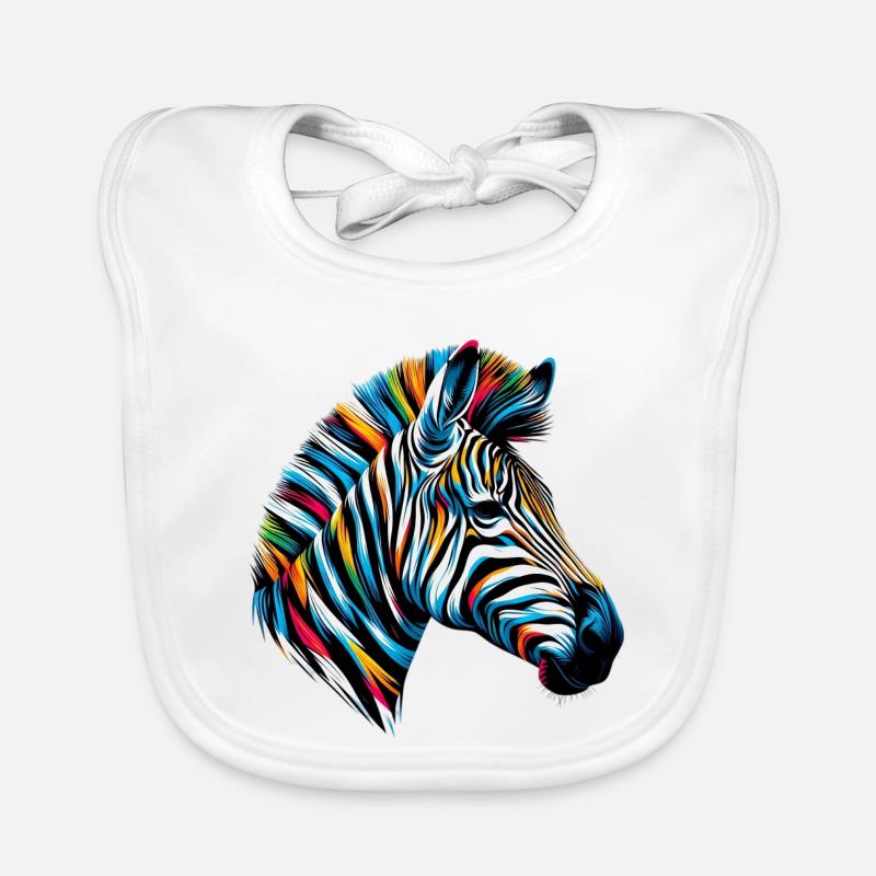 Zebra Baby Bio-Lätzchen