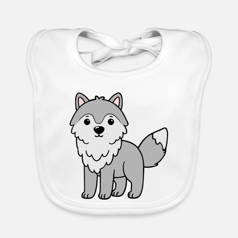 Loup loup Bavoir bio Bébé