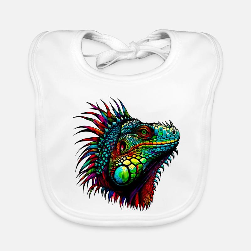 Iguane Bavoir bio Bébé