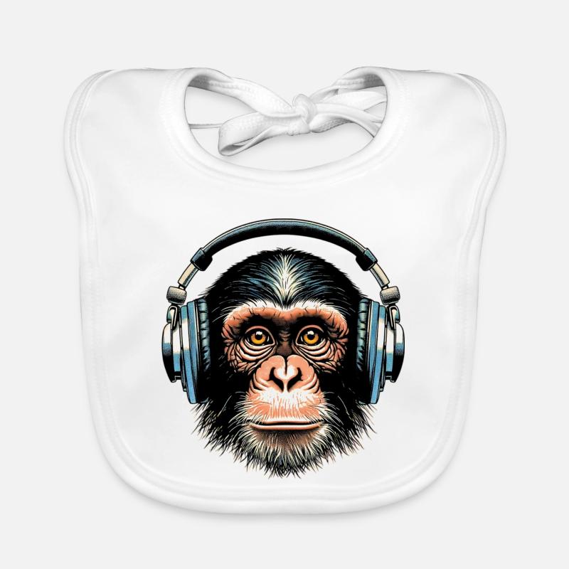 Affe Baby Bio-Lätzchen