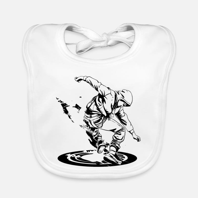 Dessin de breakdancer Bavoir bio Bébé