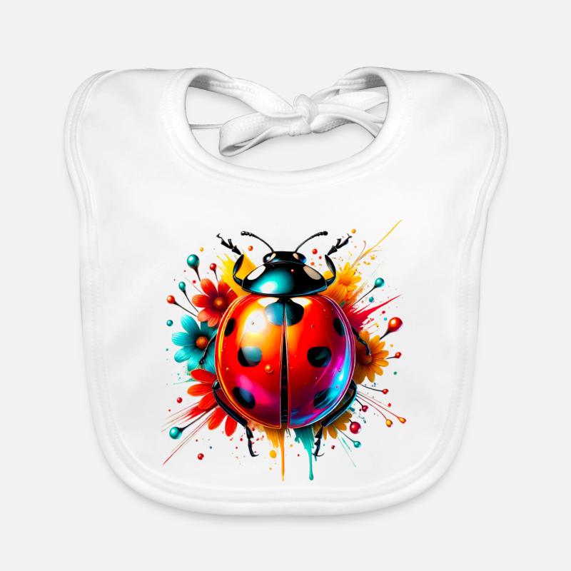 Coccinelle Bavoir bio Bébé