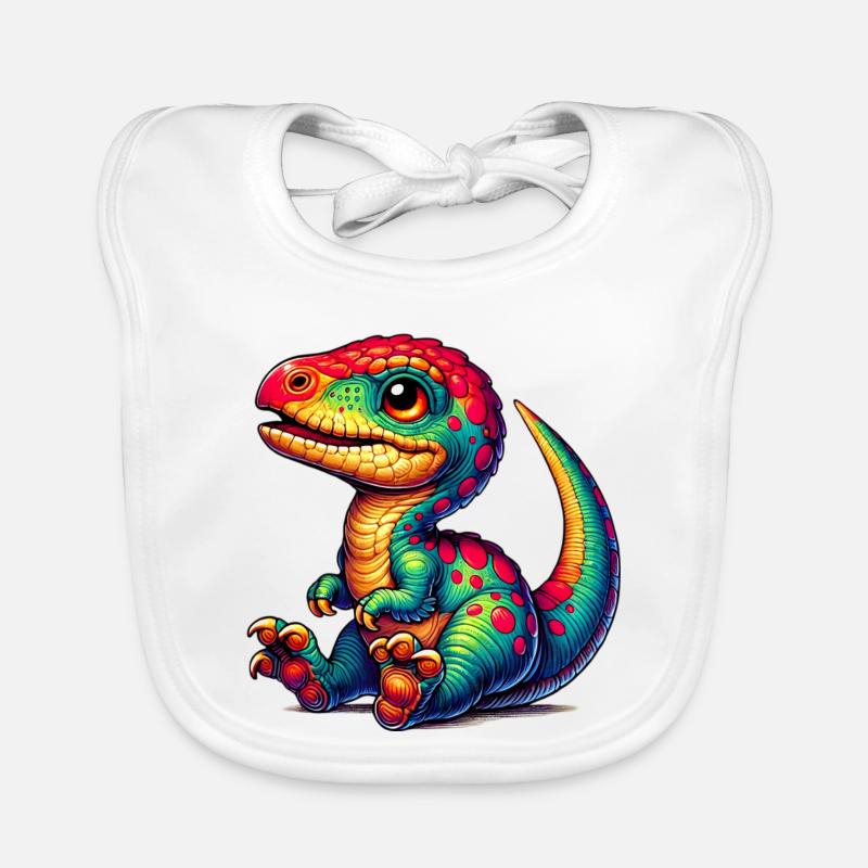 Dinosaure Bavoir bio Bébé