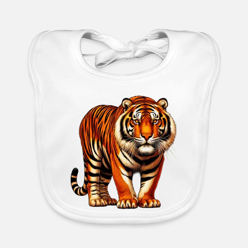 Tigre Bavoir bio Bébé