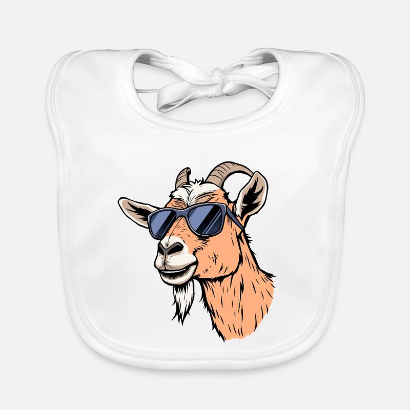 Chèvre Bavoir bio Bébé