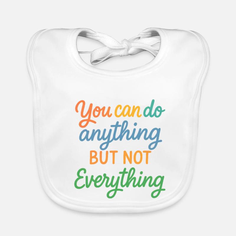 Dicton motivant : conception d’impression Bavoir bio Bébé