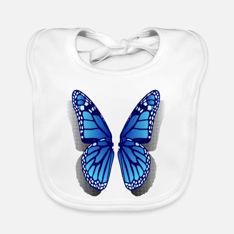 Ailes de papillon Monarc Bavoir bio Bébé