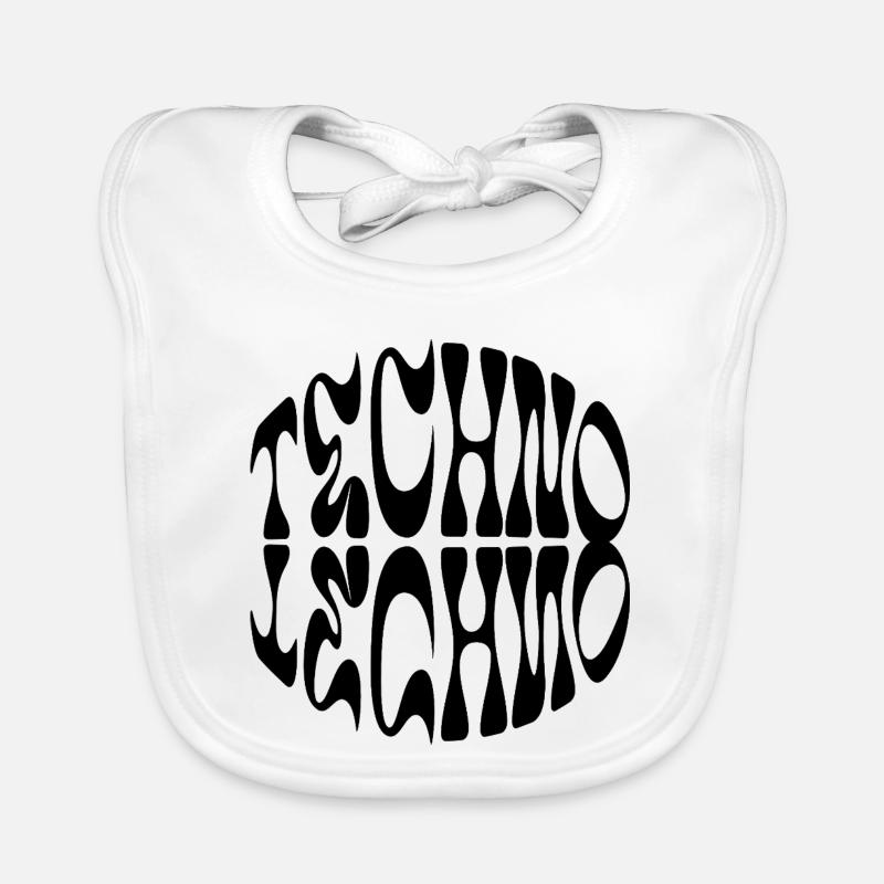 Conception de logo Techno liquid Bavoir bio Bébé