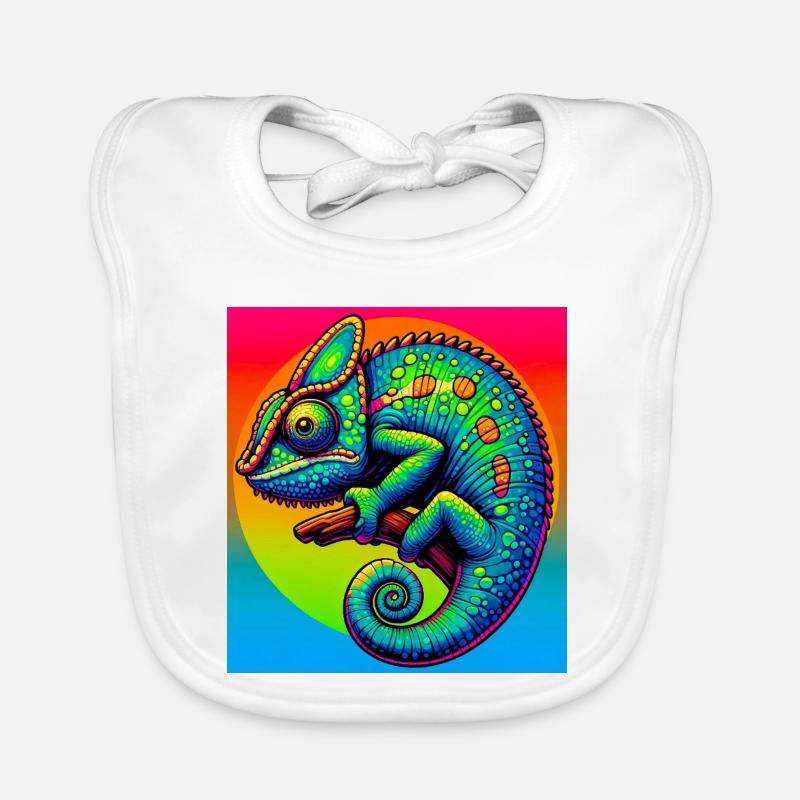 caméléon Bavoir bio Bébé