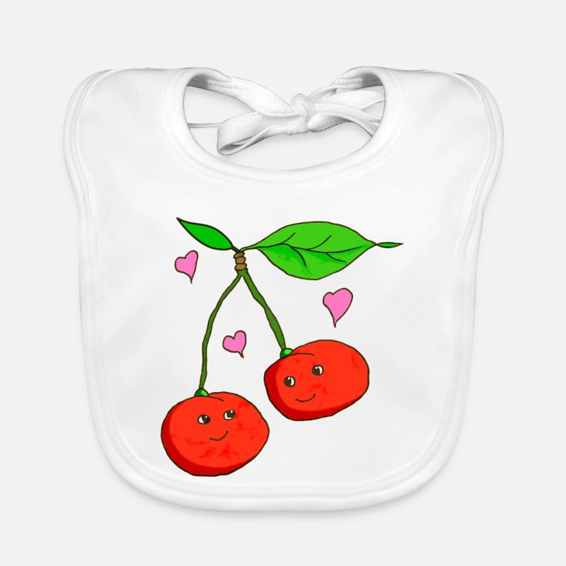 Cerises Bavoir bio Bébé
