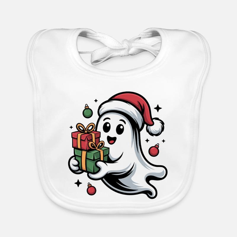 Weihnachtsgeist mit Geschenken Bavoir bio Bébé