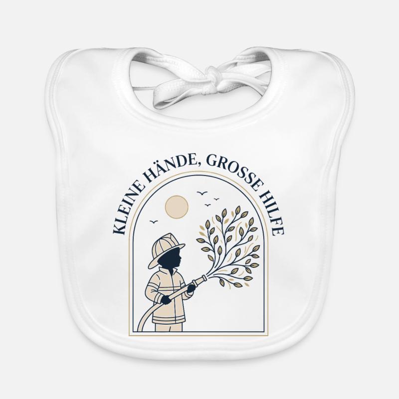 Small hands, big help Organic Baby Bibs